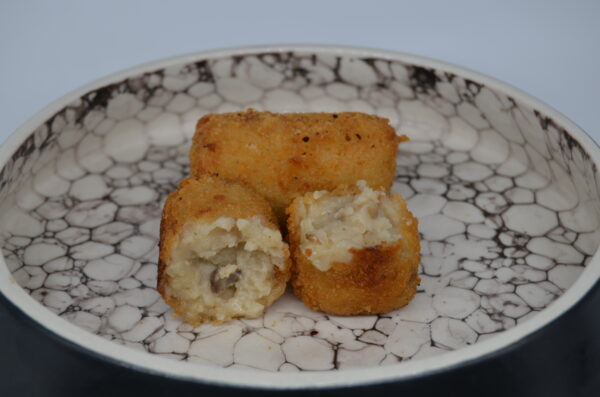 Croqueta cremosa de boletus